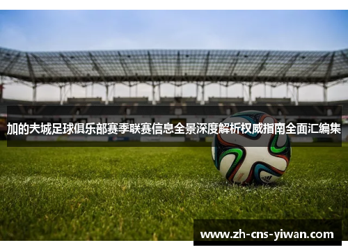 加的夫城足球俱乐部赛季联赛信息全景深度解析权威指南全面汇编集